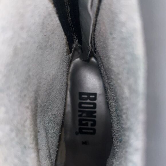 Vintage Bongo silver leather square toe 2” heel boots - Picture 5 of 7